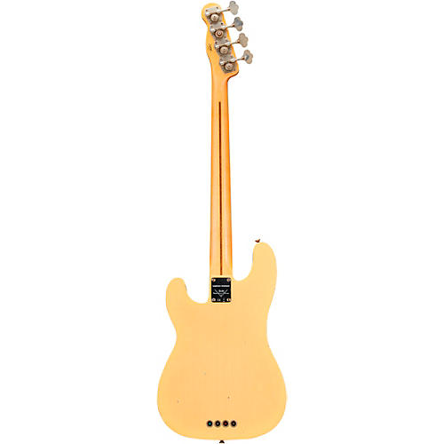 Fender Custom Shop Limited-Edition 1951 Precision Bass Journeyman Relic Bass Guitar Nocaster Blonde - musicians--Friend