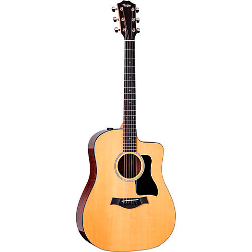 Taylor 210ce Plus Dreadnought Acoustic-Electric Guitar Natural - musicians--Friend