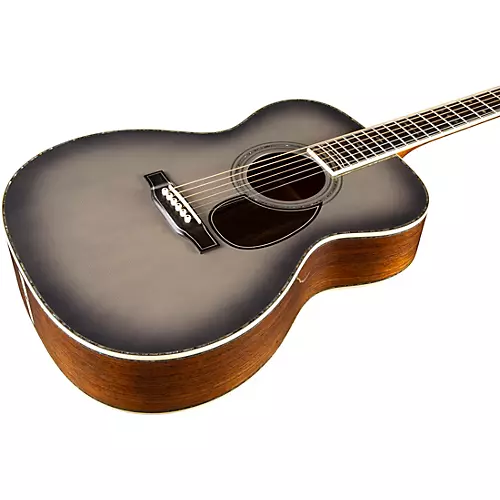Martin Limited-Edition OM-45 John Mayer Signature Platinum Acoustic Guitar Gray Sunburst - musicians--Friend