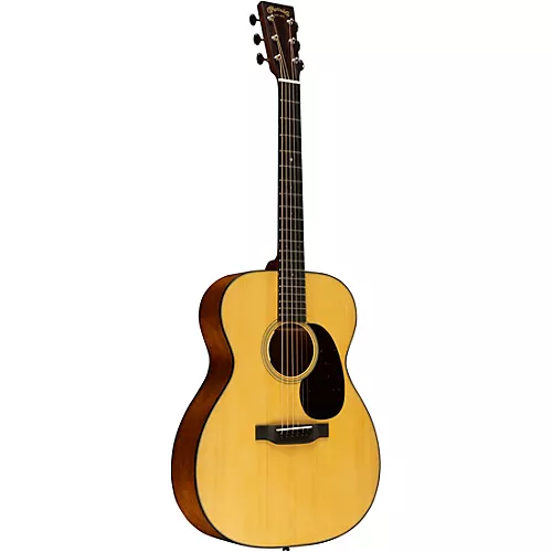 Martin Custom Shop 18 Style Adirondack Spruce-Mahogany Auditorium Acoustic-Electric Guitar Natural - musicians--Friend