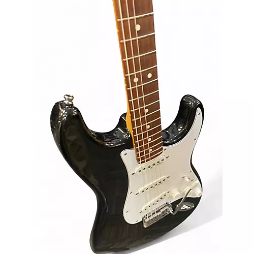 Used Fender American Standard Stratocaster Black Solid Body Electric Guitar Black - musicians--Friend