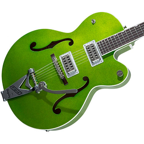 Gretsch Guitars G6120T-HR Brian Setzer Signature Hot Rod Hollowbody With Bigsby Magenta Sparkle - musicians--Friend