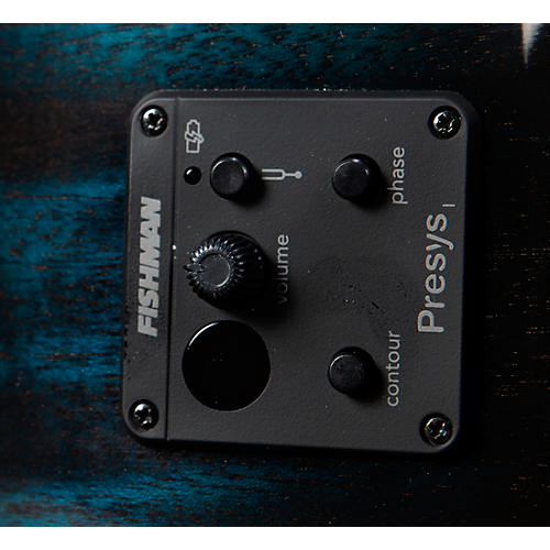 Breedlove Rainforest S African Mahogany Concert Acoustic-Electric Guitar Midnight Blue - musicians--Friend