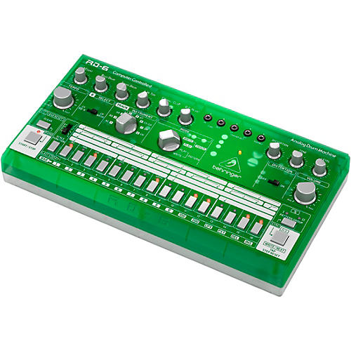 Behringer RD-6-LM Analog Drum Machine - Green Translucent - musicians--Friend