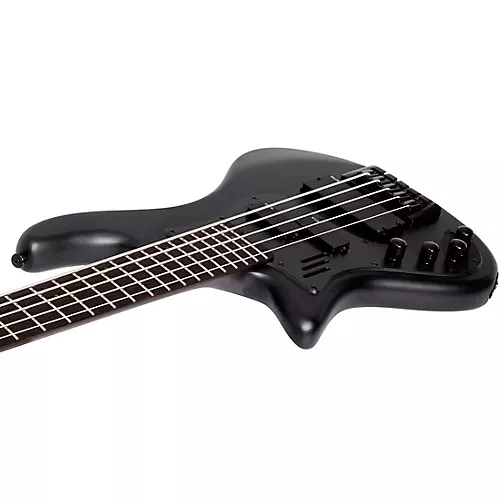 Schecter Guitar Research Stiletto-5 Stealth Pro LH Satin Black - musicians--Friend