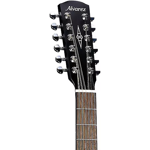 Alvarez AD60CE 12-String Dreadnought Acoustic-Electric Guitar Natural - musicians--Friend