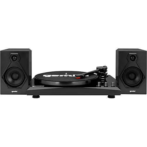 Gemini TT-900BB Vinyl Record Player Turntable With Bluetooth and Dual Stereo Speakers Black/Black - musicians--Friend