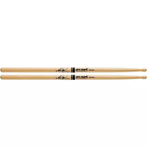 Promark Hickory 808L Ian Paice Signature Wood Tip Drum Sticks - musicians--Friend