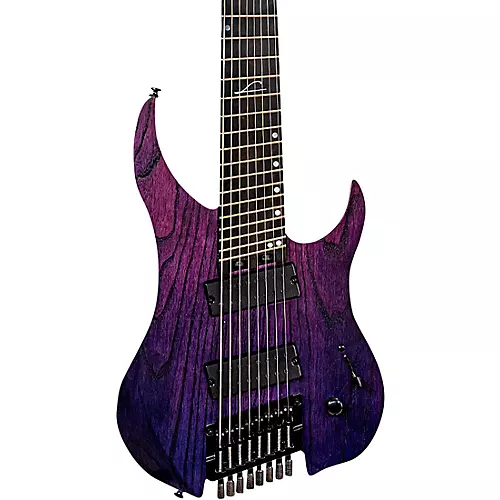 Legator Ghost 8 String Multi-Scale Performance Series Electric Guitar Iris Fade - musicians--Friend
