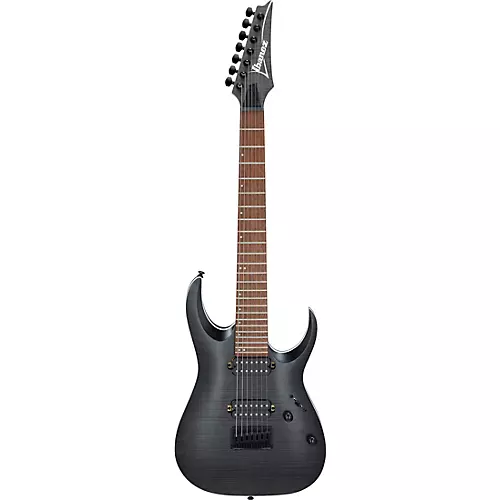 Ibanez RGA Series RGA742FM 7-String Electric Guitar Transparent Gray Flat - musicians--Friend