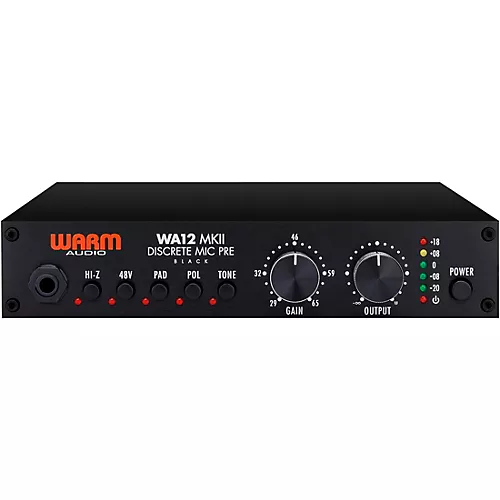 Warm Audio WA12 MKII Mic Pre Black - musicians--Friend
