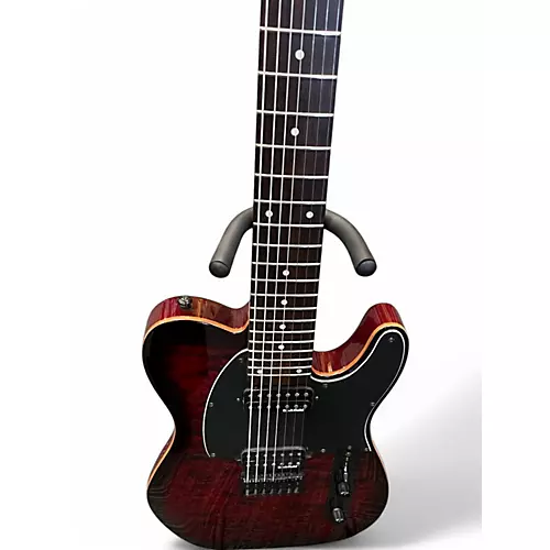 Used Michael Kelly 507-7 RED BURST Solid Body Electric Guitar RED BURST - musicians--Friend