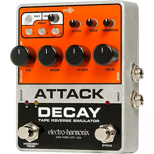 Electro-Harmonix Attack Decay Effects Pedal - musicians--Friend