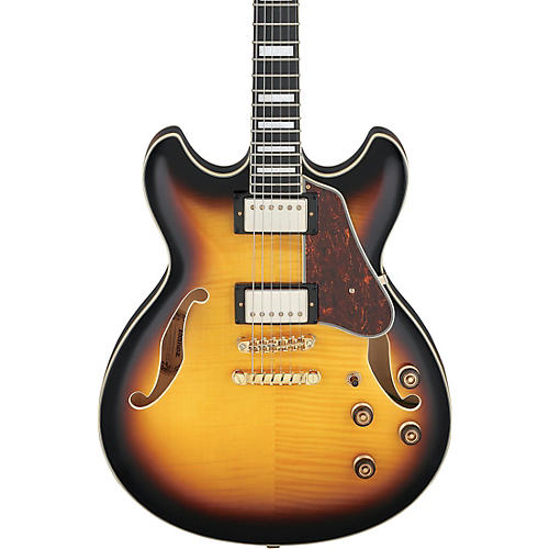 Ibanez Artcore Expressionist AS93FM Electric Guitar Antique Yellow Sunburst - musicians--Friend