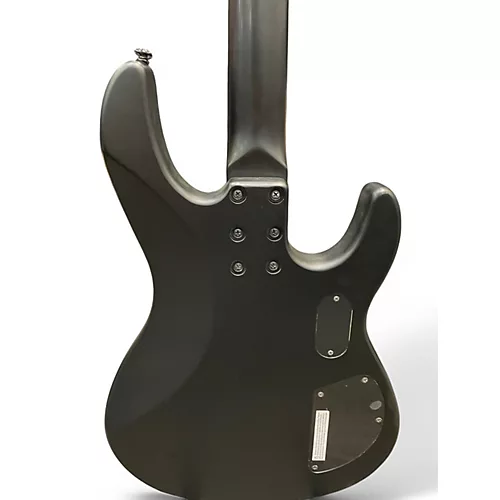 Used ESP LTD AP4 Black Metal LEFT HANDED Satin Black Electric Bass Guitar Satin Black - musicians--Friend