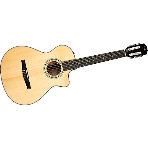 Taylor 312ce-N Grand Concert Nylon-String Acoustic-Electric Guitar Natural - musicians--Friend