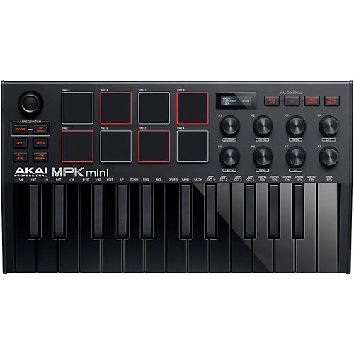 Akai Professional MPC ONE+ Standalone Production Center With MPK mini mk3 and Headphones Red - musicians--Friend