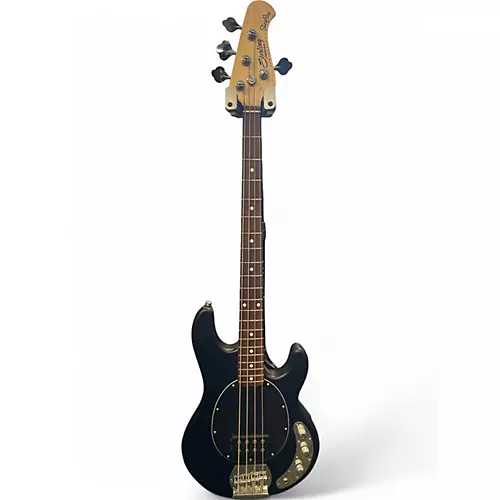 Used Sterling by Music Man STINGRAY Black Electric Bass Guitar Black - musicians--Friend