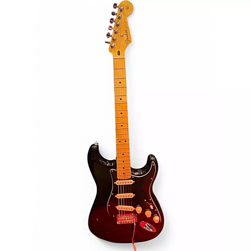 Used 2021 Fender Player Stratocaster Black Solid Body Electric Guitar Black - musicians--Friend