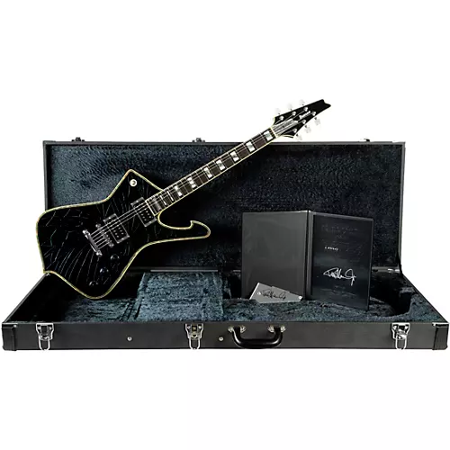 Ibanez Paul Stanley Signature Electric Guitar Cracked Mirror - musicians--Friend