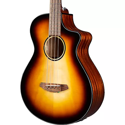 Breedlove Discovery S Concert CE European Spruce-African Mahogany Acoustic-Electric Bass Edge Burst - musicians--Friend