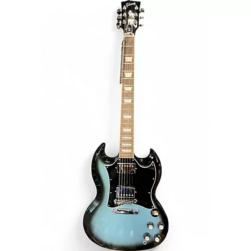 Used Gibson 61 SG Pelham Blue BURST Solid Body Electric Guitar Pelham Blue BURST - musicians--Friend