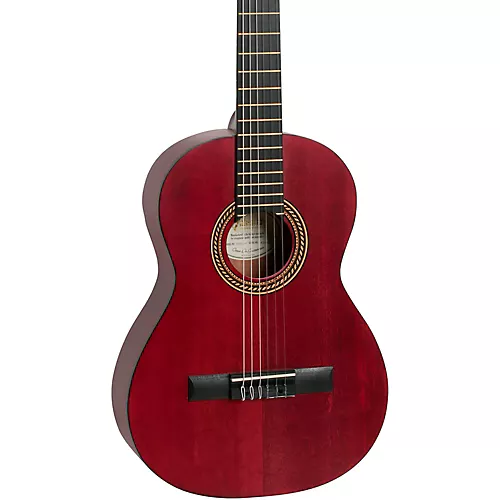 Valencia 200 Series 3/4 Size Classical Acoustic Guitar Transparent Blue - musicians--Friend