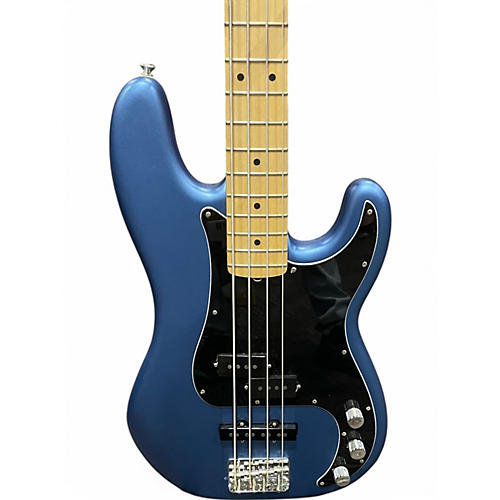Used 2021 Fender American Performer Precision Bass Satin Lake Placid Blue Electric Bass Guitar Satin Lake Placid Blue - musicians--Friend