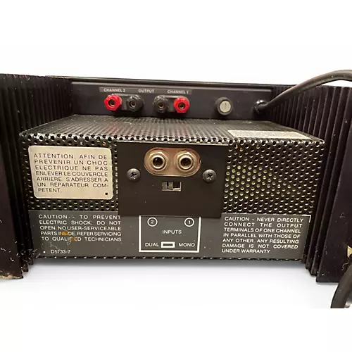 Used 1980s Crown D-150A Series II Power Amp - musicians--Friend