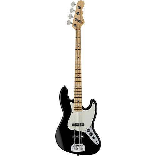 G&L Fullerton Deluxe JB Maple Fingerboard Electric Bass Jet Black - musicians--Friend