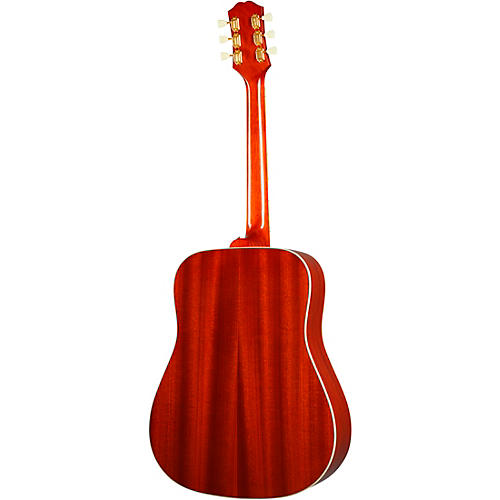 Epiphone Inspired by Gibson Hummingbird Acoustic-Electric Guitar Aged Natural Antique - musicians--Friend