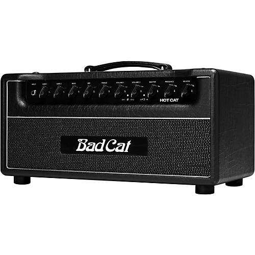 Bad Cat Hot Cat 45W Tube Guitar Amp Head Black - musicians--Friend