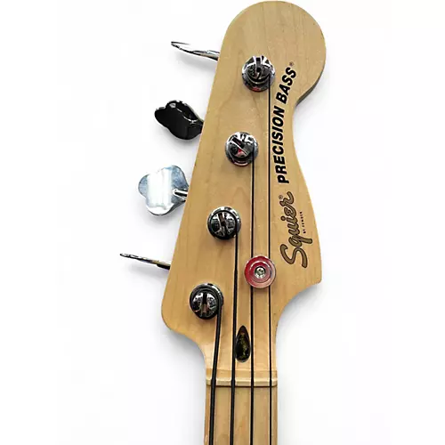 Used Squier Affinity Precision Bass Black Electric Bass Guitar Black - musicians--Friend