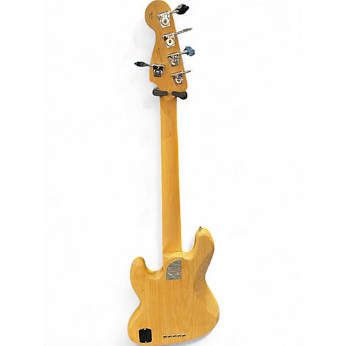 Used Fender American Deluxe Precision Bass V Natural Electric Bass Guitar Natural - musicians--Friend