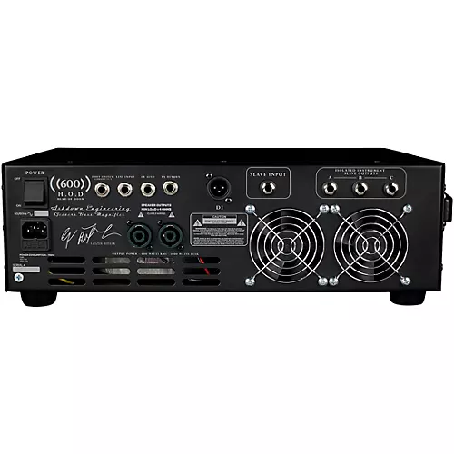 Ashdown HOD 600 Geezer Butler Signature 600W Bass Amp Head - musicians--Friend
