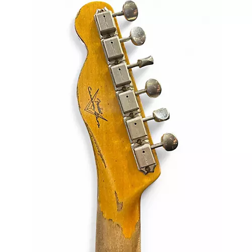Used 2022 Fender 1957 Relic Stratocaster Esquire Black Solid Body Electric Guitar Black - musicians--Friend