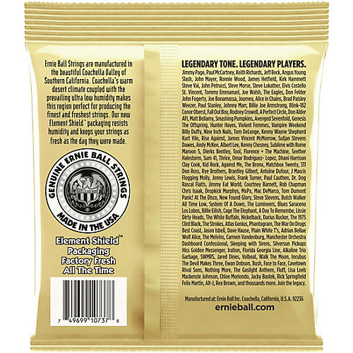 Ernie Ball Earthwood 80/20 Custom Light Bronze 12-String Acoustic Guitar Strings 10-48 - musicians--Friend
