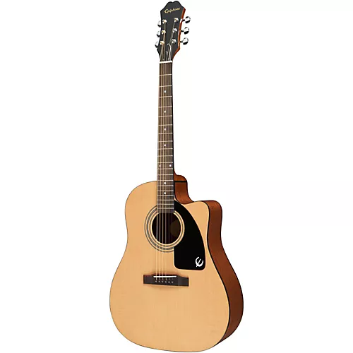 Epiphone AJ-100CE Acoustic-Electric Guitar Natural Chrome Hardware - musicians--Friend