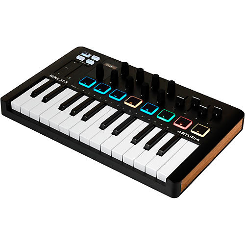 Arturia MiniLab 3 Hybrid Keyboard Controller Deep Black - musicians--Friend