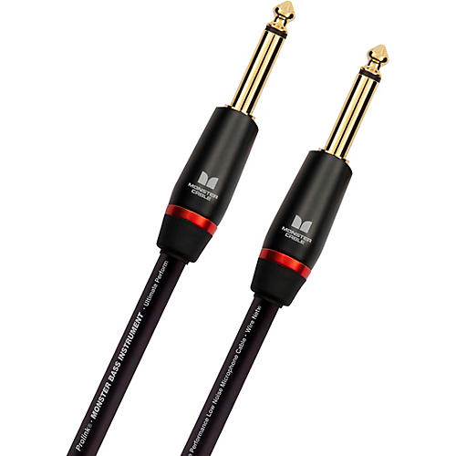 Monster Cable Prolink Monster Bass Instrument Cable 12 ft. Black - musicians--Friend
