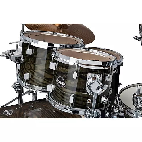 Ddrum Dominion Birch 5-Piece Shell Pack With Ash Veneer Red Burst - musicians--Friend