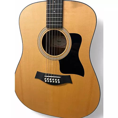 Used Taylor 150e Natural 12 String Acoustic Guitar Natural - musicians--Friend