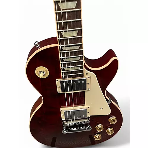 Used Gibson Les Paul Traditional Wine Red Solid Body Electric Guitar Wine Red - musicians--Friend