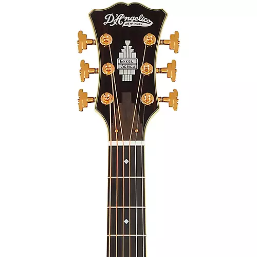 D'Angelico Excel Lexington Dreadnought Acoustic-Electric Guitar Autumn Burst - musicians--Friend