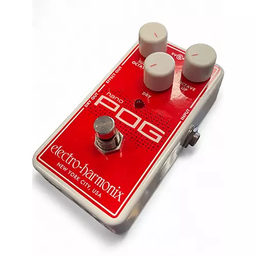 Used Electro-Harmonix Nano POG Polyphonic Octave Generator Effect Pedal - musicians--Friend
