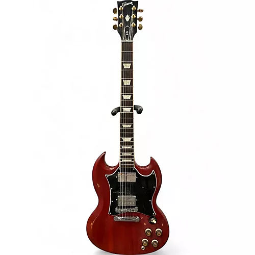 Used 2016 Gibson SG Standard Faded Cherry Solid Body Electric Guitar Faded Cherry - musicians--Friend