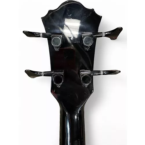 Used Ibanez AEB10BE Black Acoustic Bass Guitar Black - musicians--Friend