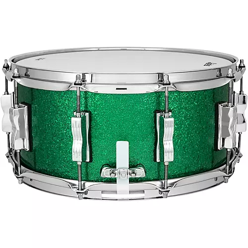 Ludwig Classic Oak Snare Drum 14 x 6.5 in. Green Sparkle - musicians--Friend