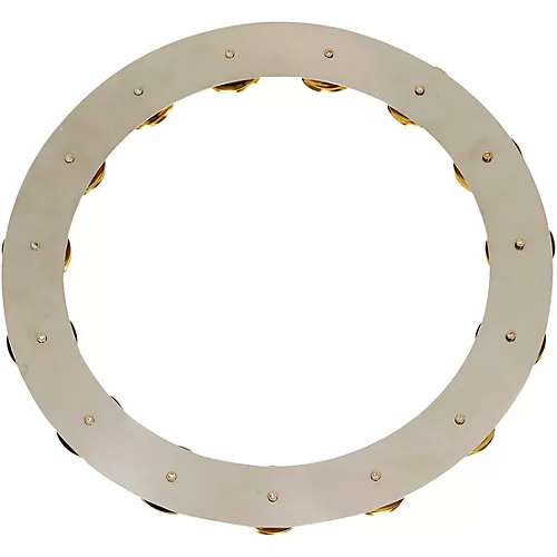 LP Tambo-Ring - Stainless Steel With Brass Jingles 6 in. - musicians--Friend