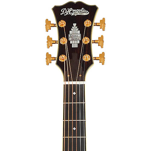 D'Angelico Excel Lexington Dreadnought Acoustic-Electric Guitar Autumn Burst - musicians--Friend